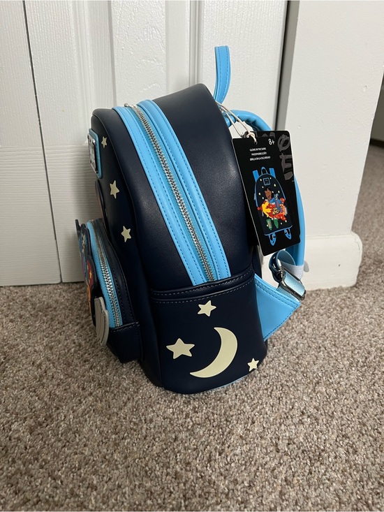Loungefly Navy Lilo & Stitch Space Adventure Mini Backpack